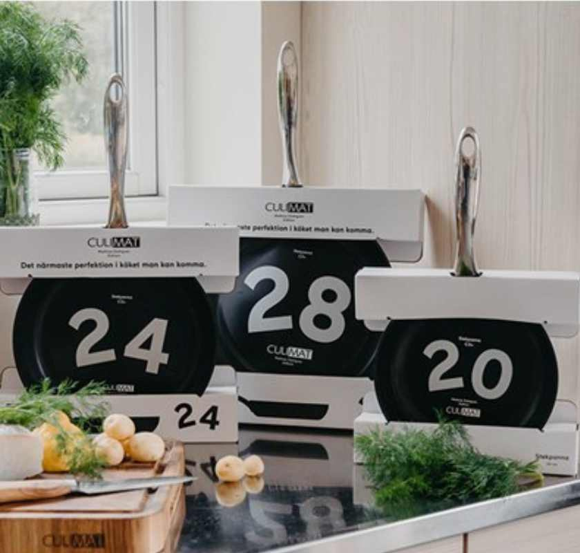 alla pannor i f�rpackning