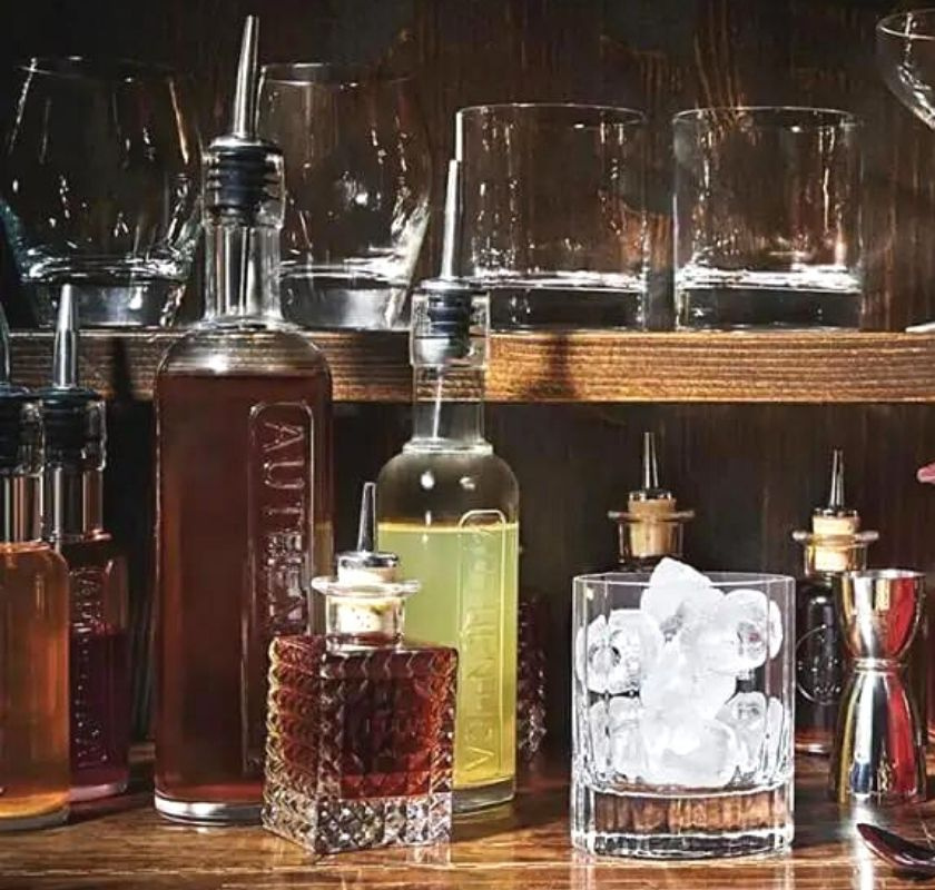 Glasflaska med doseringspropp 250 ml