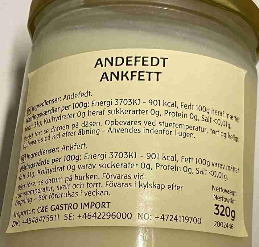 Ankfett Clos Saint Sozy 320g