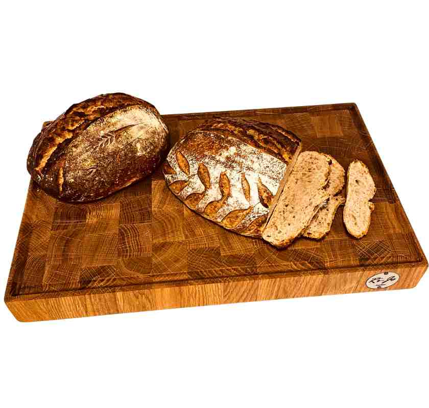 Sk�rbr�da i ek med r�nna 45 cm