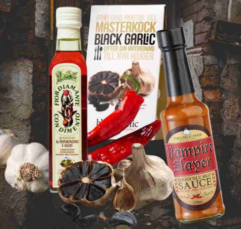 Vampyrd�daren ett ingredienser med olja, s�s och vitl�k 