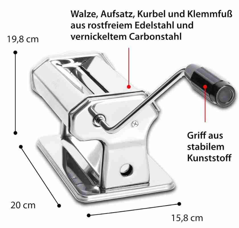 Pastamaskin med torkst�llning