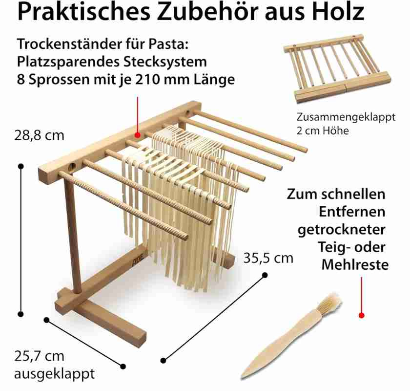 Pastamaskin med torkst�llning