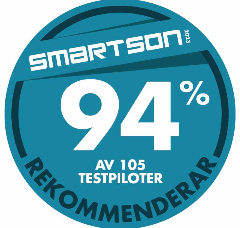 Smartson testare 94% rekommenderar