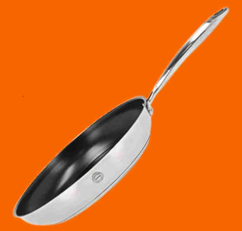 tekpanna i st�l med keramisk non-stick Pillivuyt Roya