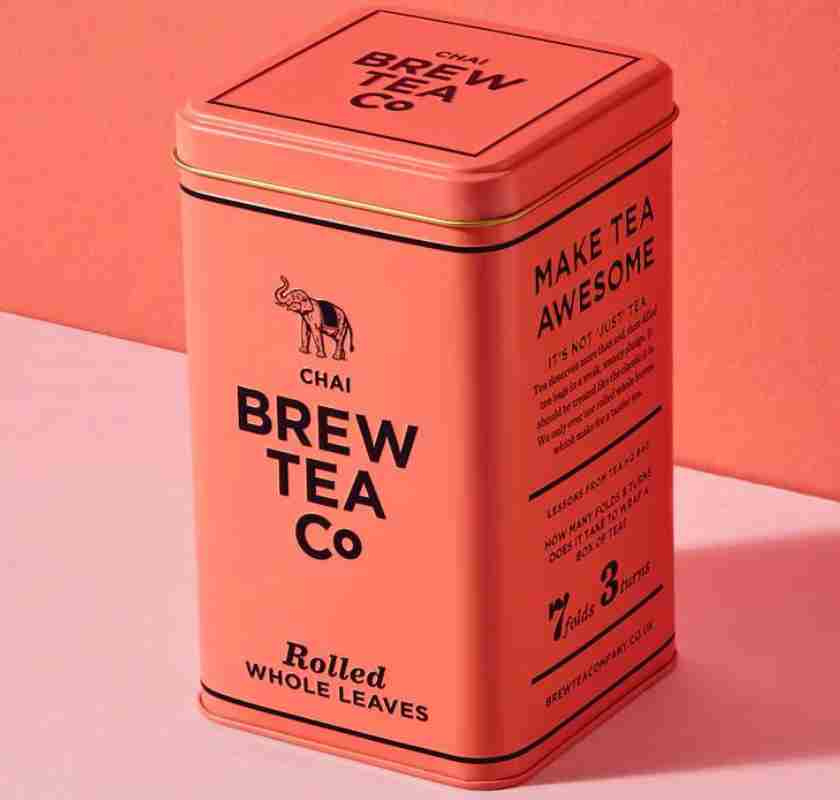 pl�tburk med chai te fr�n Brew Tea Co