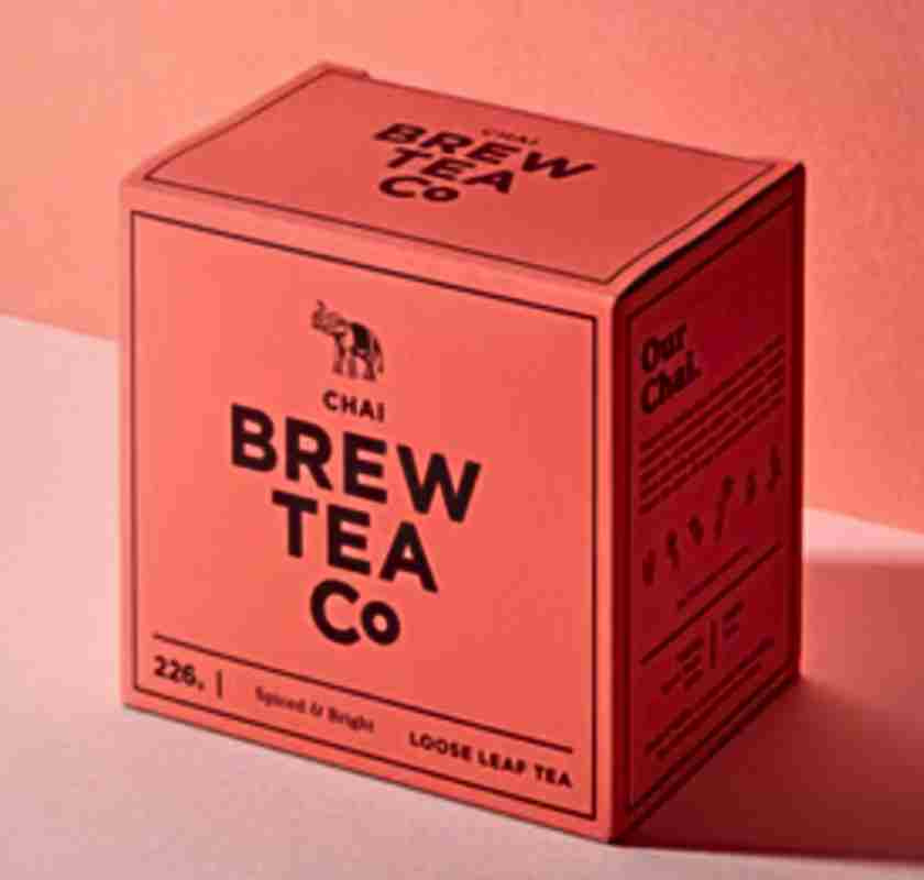 f�rpackning tep�sar Chai Tea Brew Tea Co
