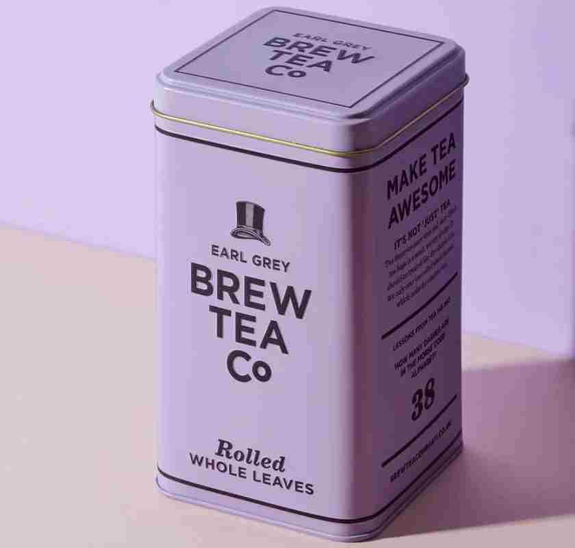Earl Grey Tea fr�n Brew Tea Co i lila pl�tburk
