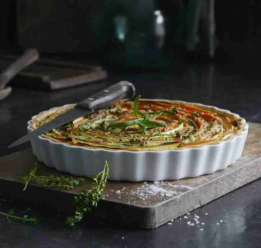 Pajform i vitt porslin Pillivuyt