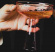 Champagneglas Coupe Claude rosa i hand