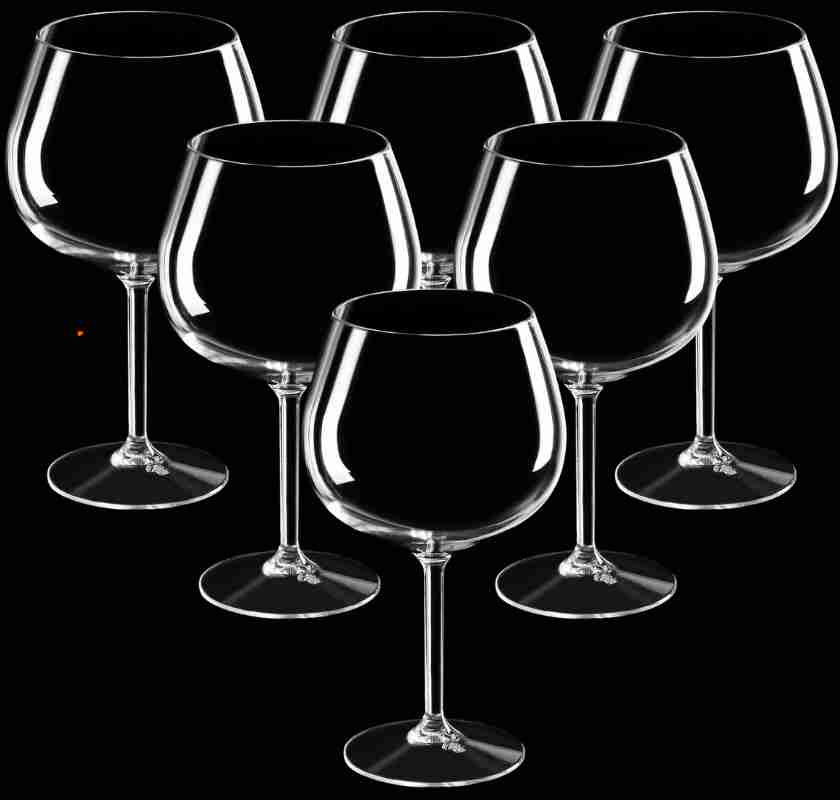 Balloonglas f�r vin eller GT i plast 6-pack