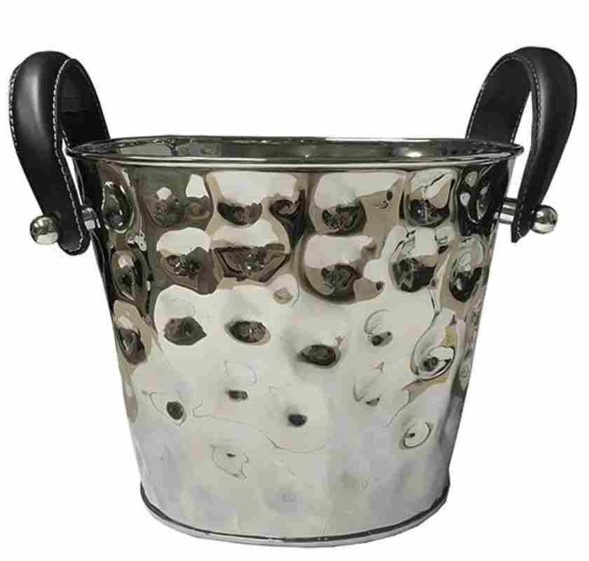 Vinhink med svarta l�derhandtag