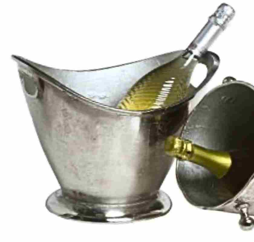 Champagnekylare med butelj