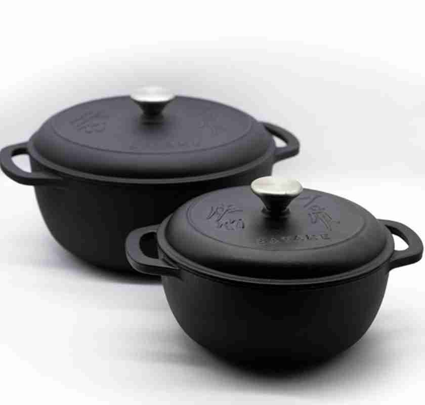 Gjutj�rnsgryta Mattemaljerad, 22 cm och 28cm 