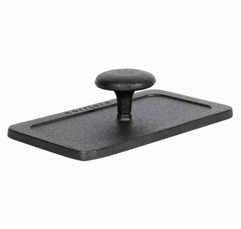 Grillpress i gjutj�rn rektangul�r Norrjern frilagd