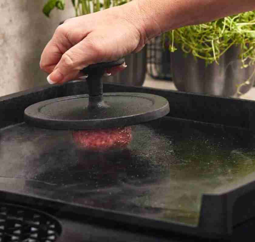 Grillpress rund i gjutj�rn Norrjern