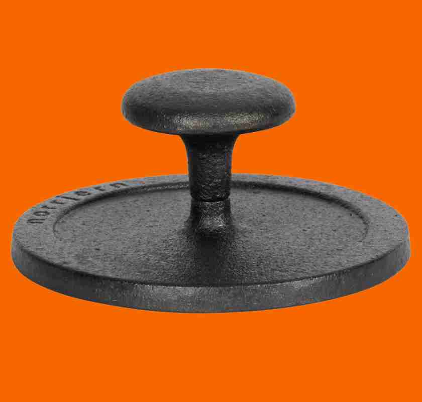 Grillpress rund i gjutj�rn Norrjern