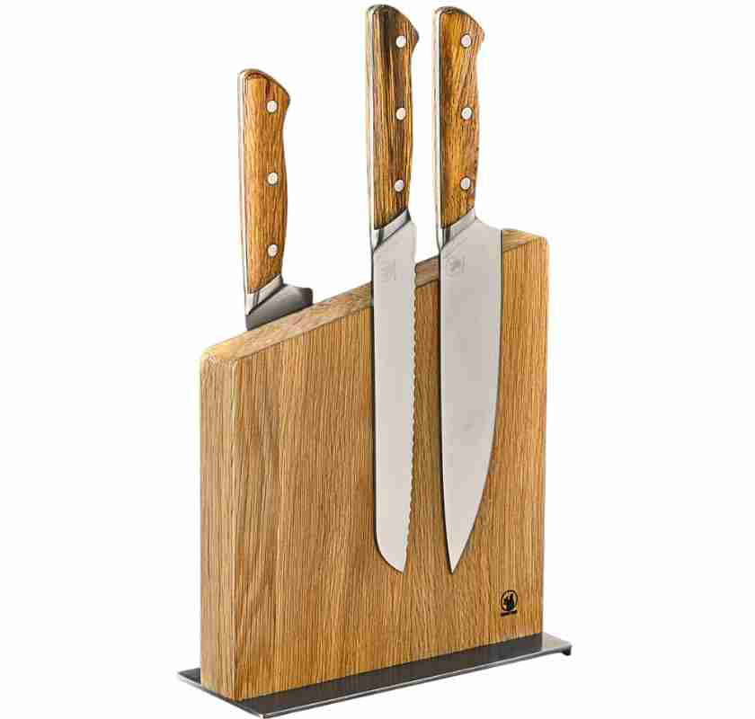 Knivblock MORS� Foresta med 3 st knivar