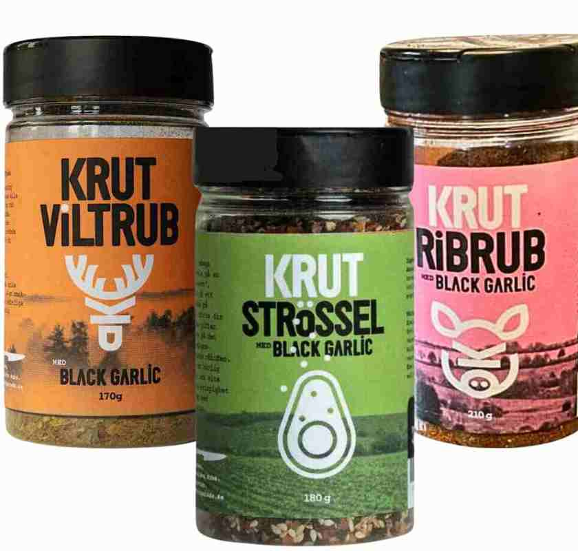 KRUT x 3 - vilt, rib & str�ssel