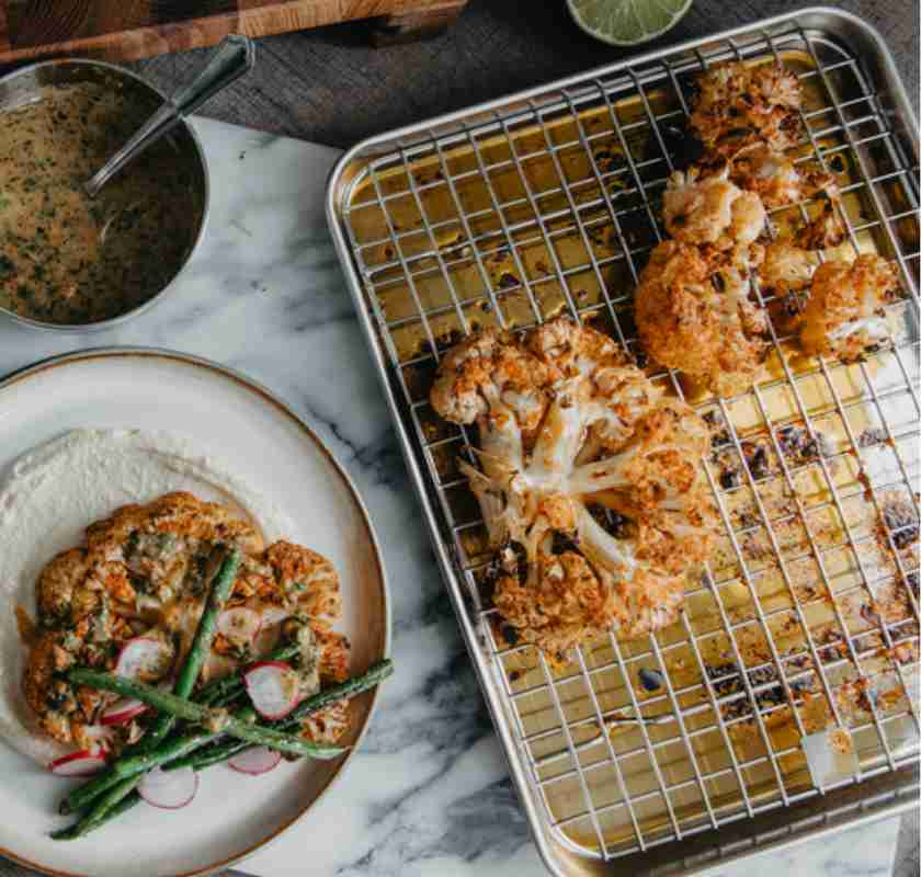 Gastrobleck med grillad blomk�l