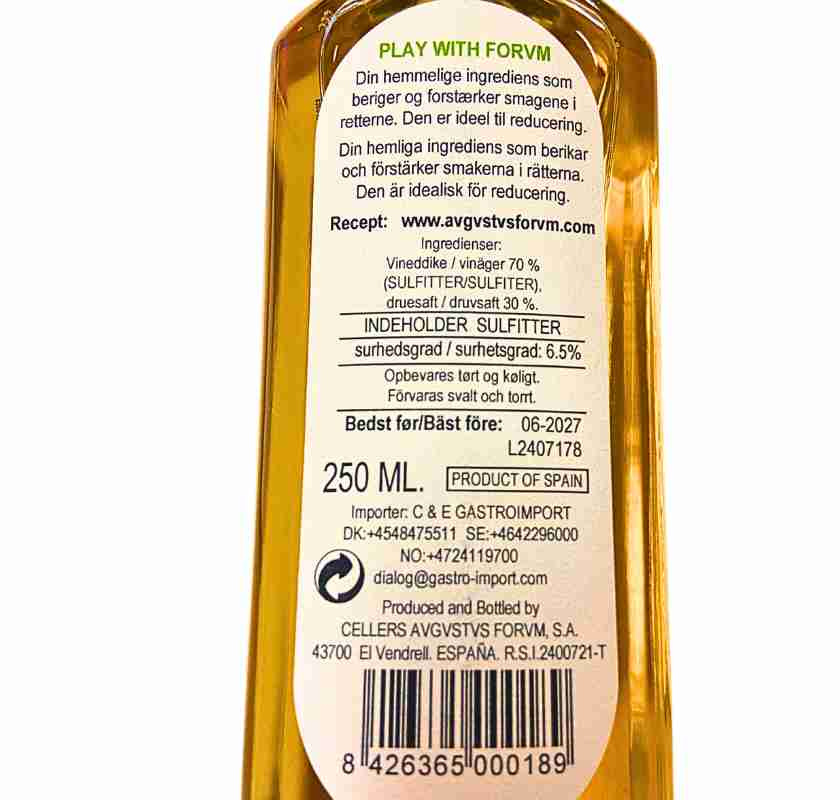 Chardonnay balsamico-vin�ger