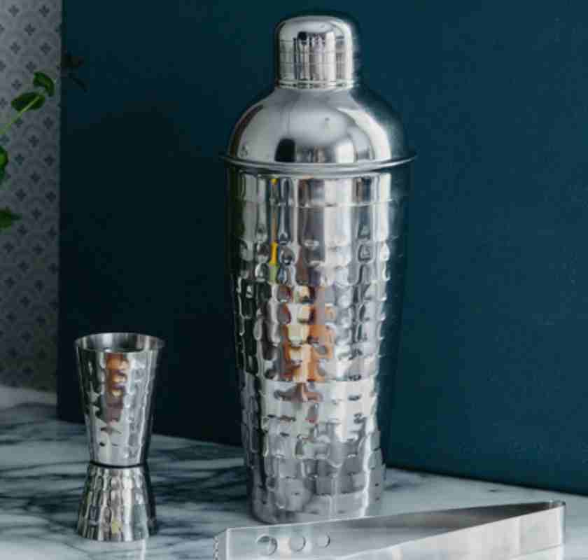 Cocktailshaker hamrad i rostfritt st�l 