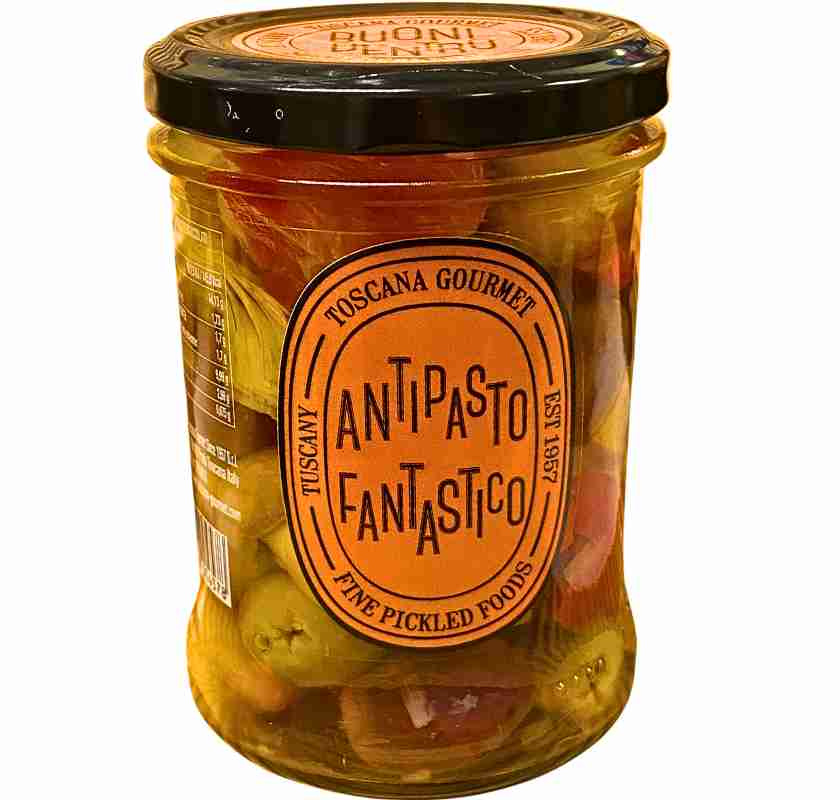 Antipasto Fantastico Toscana Gourmet i glasburk