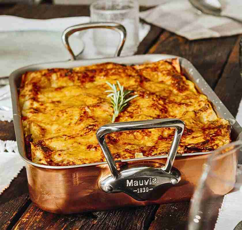 Ugnspanna i koppar 35 cm Mauviel M''150S med grat�ng