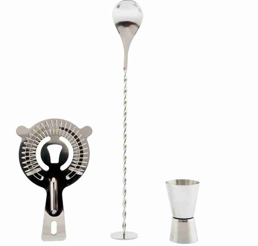 Barset med sked, m�tt & sil 3 delar frilagd bild