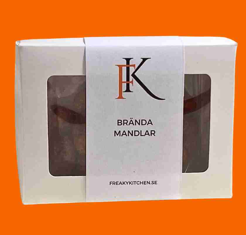 Br�nda mandlar i presentask fr�n freakykitchen