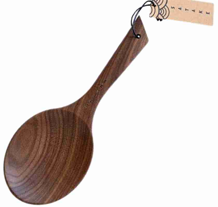 Sked i valn�t fr�n Satake frilagd med etikett