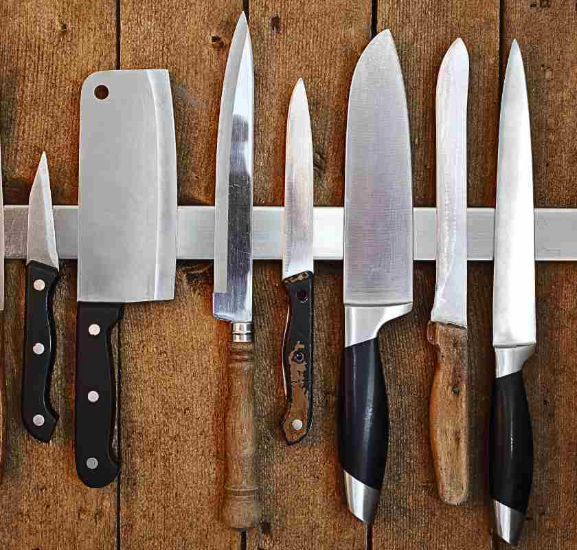 Magnetlist f�r knivar i rostfritt st�l 75 cm