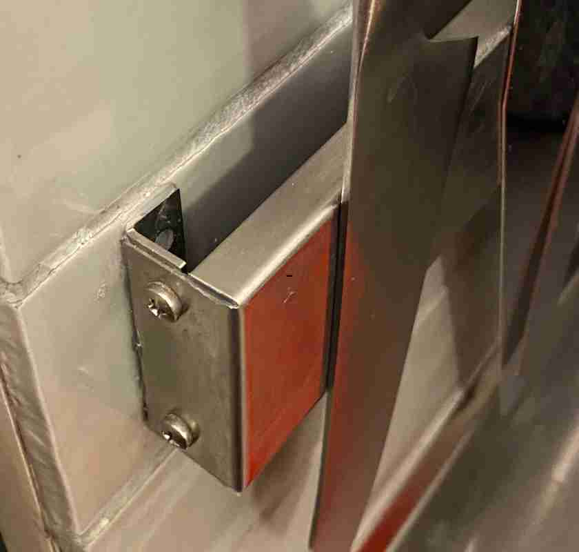 Magnetlist f�r knivar i rostfritt st�l 75 cm