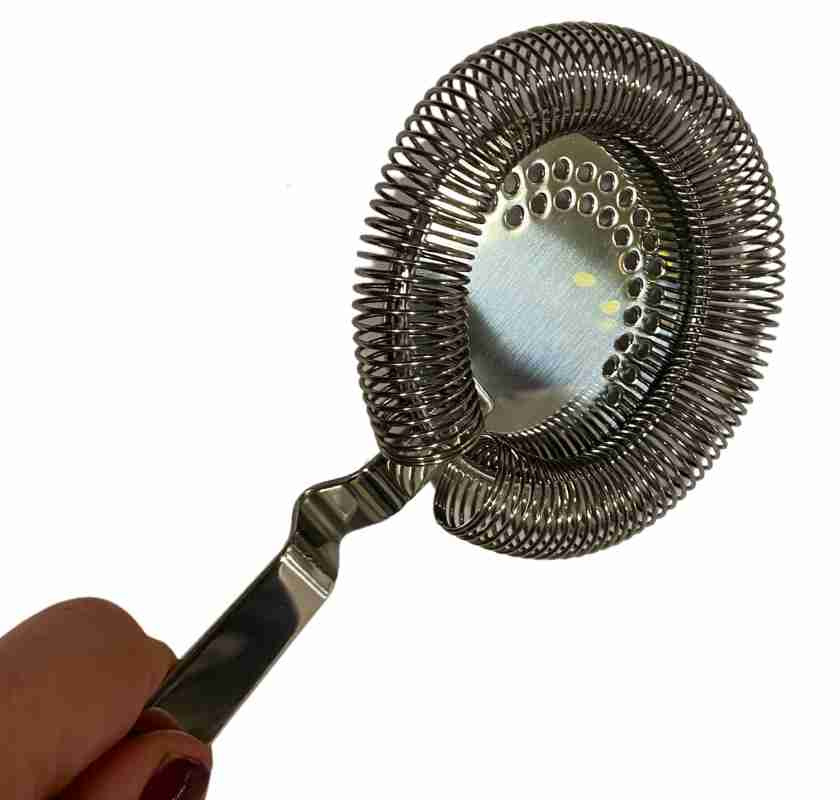 Cocktailsil Hawthorn strainer Speakeasy vinklad