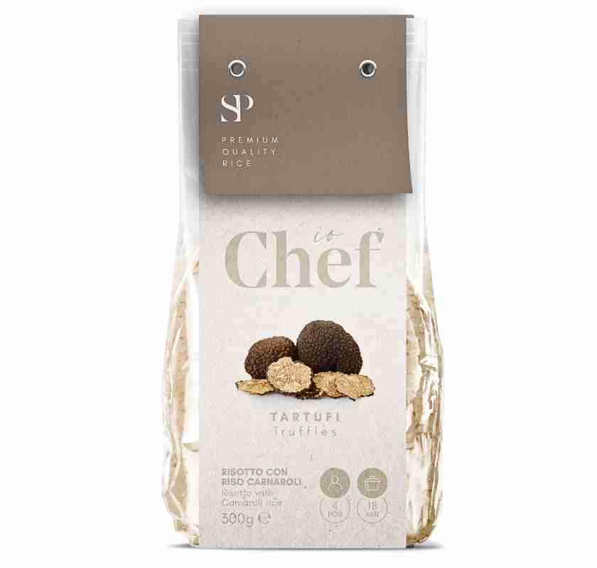 Risotto al tartufo Io Chef ready to cook Tryffelrisotto �I f�rpackning