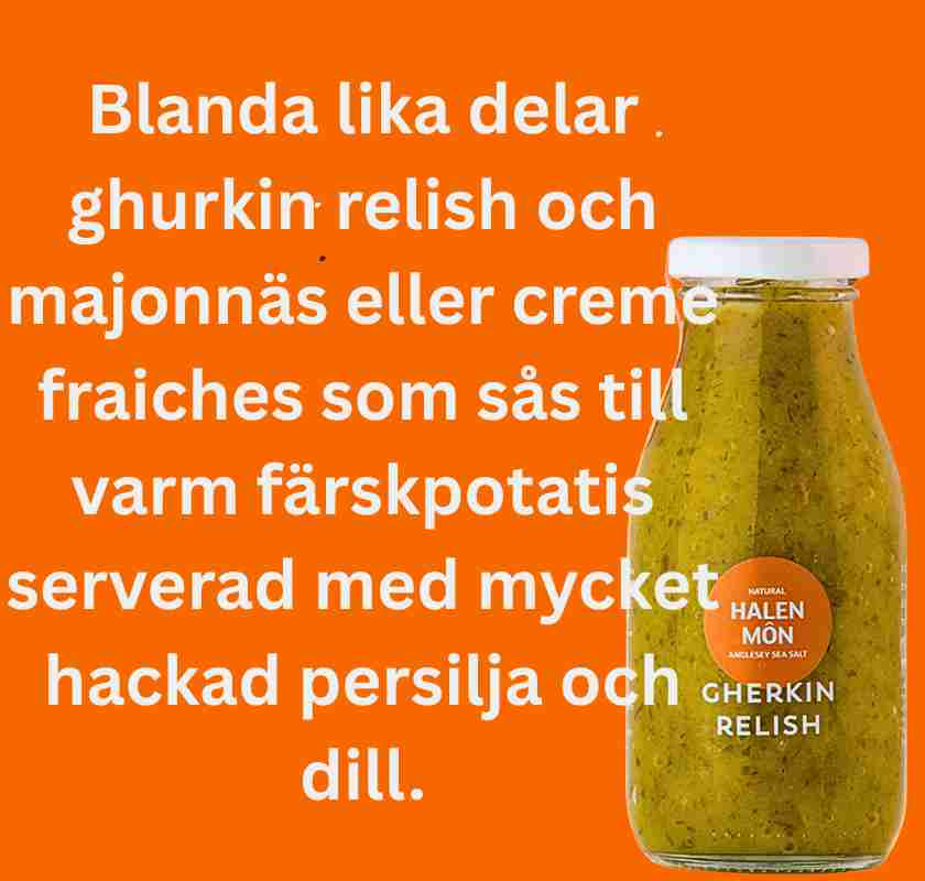 Halen M�n Gherkin Relish med receptf�rslag