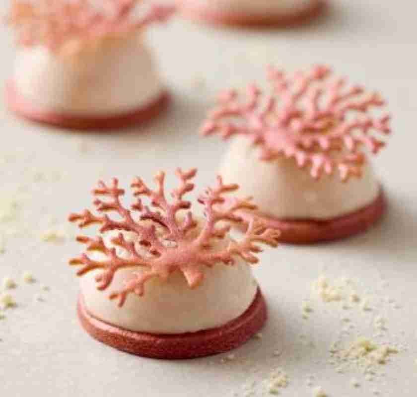 Tuile-form tr�d eller korall p� kanap�