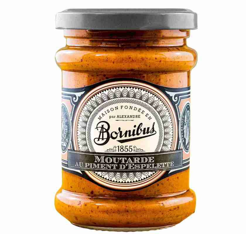 Espelettesenap fr�n Bornibus i glasburk