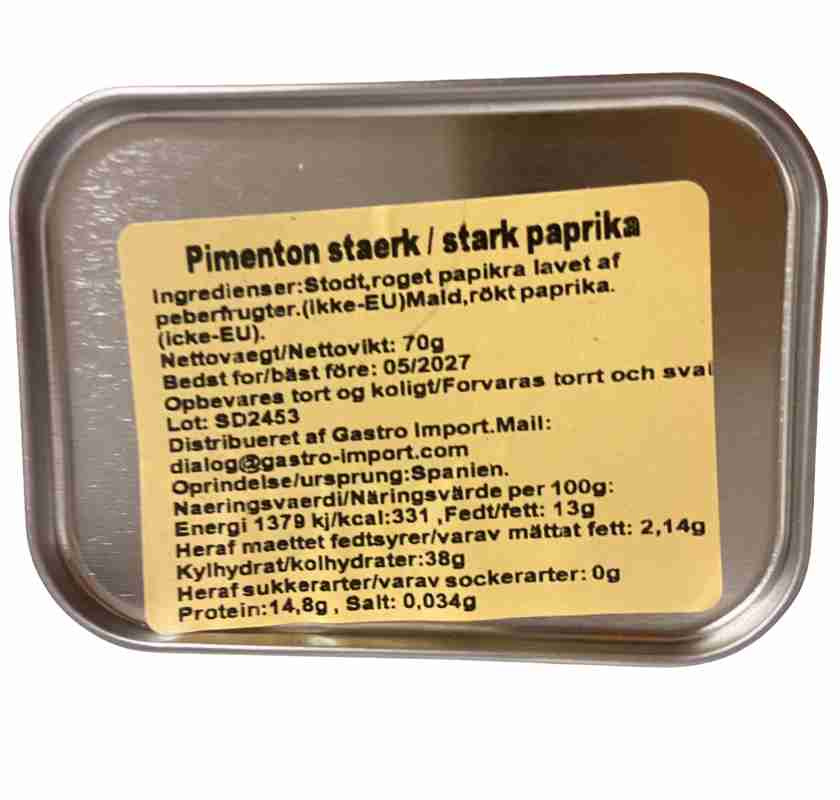 Piment�n Picante starkt paprikapulver