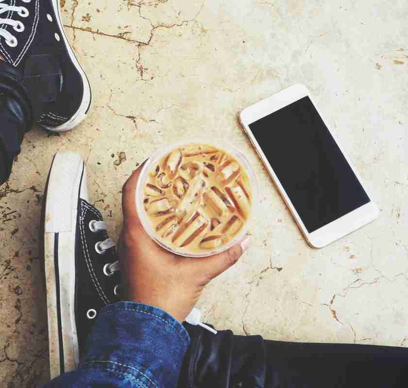 Christmas Spirit flavored instant coffee Littles smaksatt snabbkaffe med julsmak som iskaffe