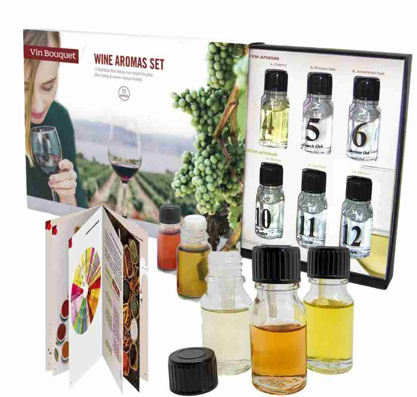 Doftl�da 12st aromer f�r viner, Set Aromas de Vin fr�n Vin Bouquet 