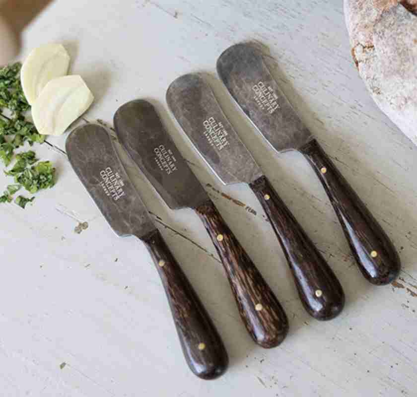 Sm�rknivar 4 st - Coconut Wood Set Of Four Butter Knives