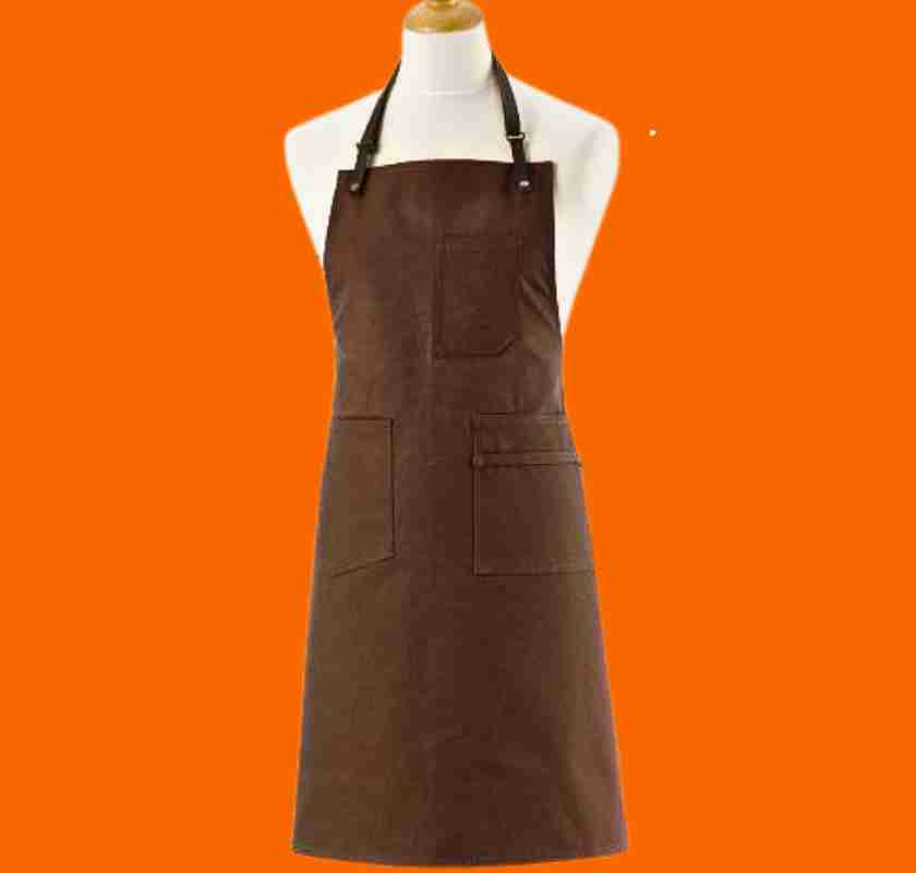 F�rkl�de i canvas med tre fickor brunt