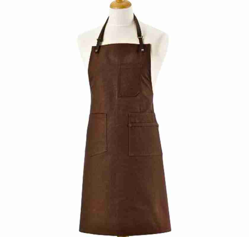 F�rkl�de i canvas med tre fickor kaffe-f�rgat