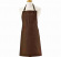 Förkläde i canvas med tre fickor kaffe-färgat Förkläde i canvas med tre fickor kaffe-färgat