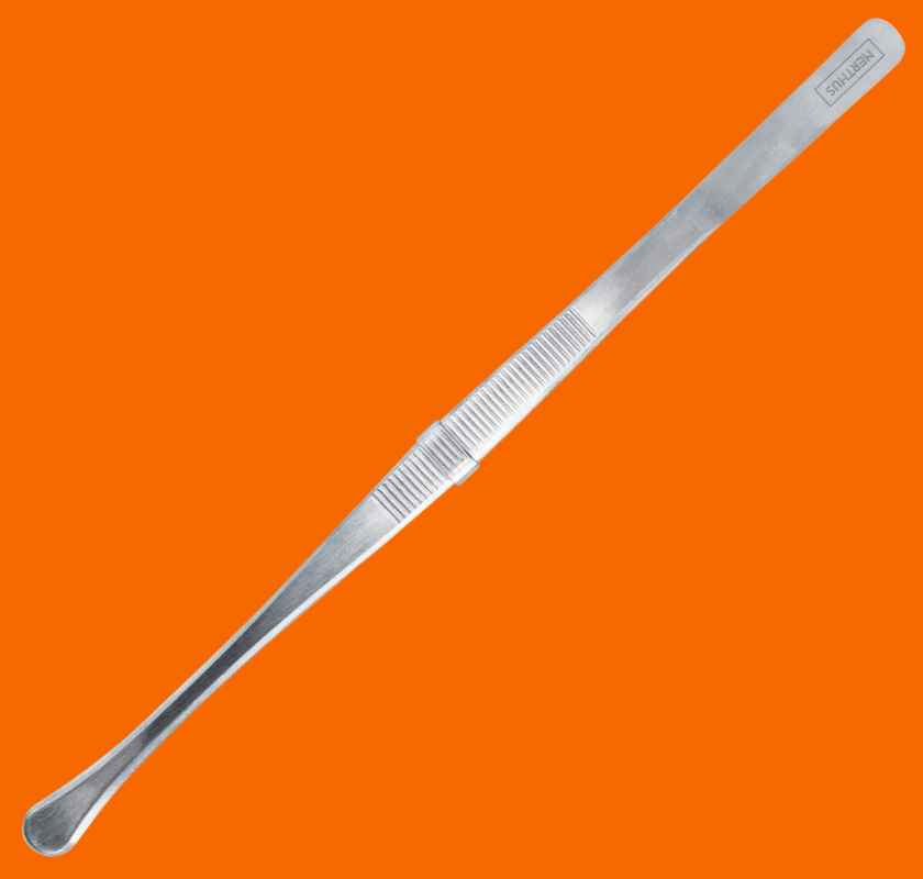 Pincett i rostfritt stål 30cm mot orange