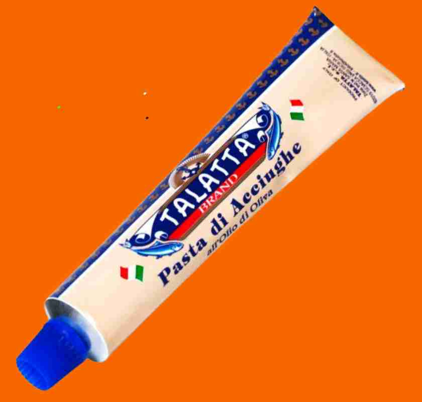 Pasta di Acciughe all''Olio di Oliva fr�n Talatta�i tub mot orange