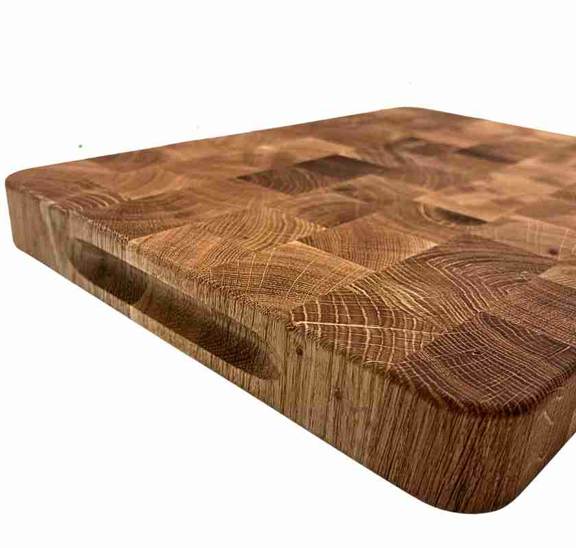 Sk�rbr�da ek i massivt �ndtr� fr�n sidan med handtag