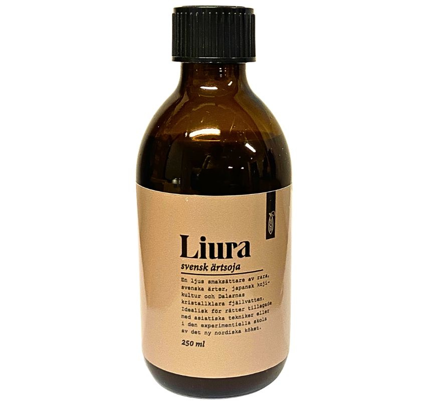 �rtsoja Liura i glasflaska 250 ml
