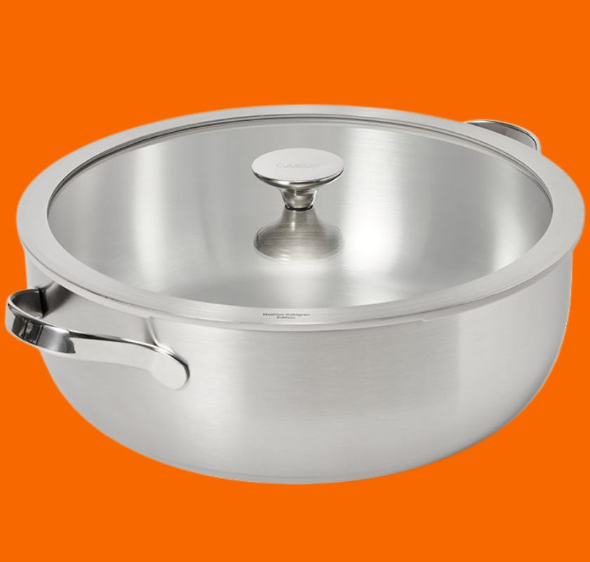 Chef''s Pan Mathias Dahlgren f�r Culimat med lock mot orange